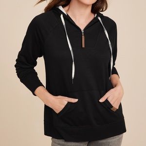 Maurices Plaid Homeward Fleece Hoodie XL